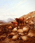 Thomas Sidney Cooper In The Highlands painting